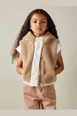 Reiss Kara Reversible Quilted Borg Gilet11