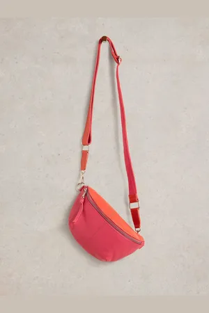 White Stuff Mini Sebby Leather Sling Bageen