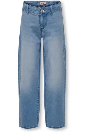 ONLY ONLY jeans met wijde pijpen, stretch en verstelbare taille6 Jaar (116cm)