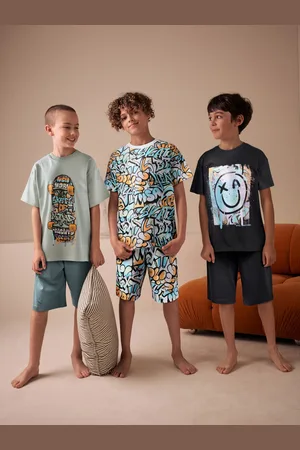 Next 100% katoenen korte pyjama set van 3 (3