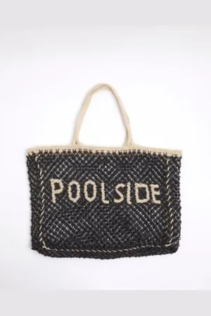 River Island Poolside Crochet Beach 100% Cotton Bageen
