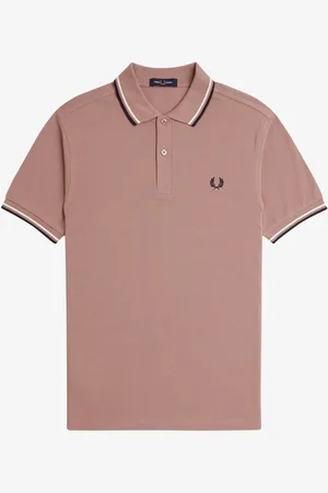 Fred Perry Polo met tweekleurig gestreept randjeXXL