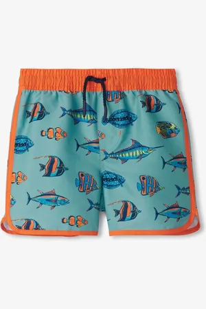 Hatley Blue Tropical Fish Swim Shorts116122cm