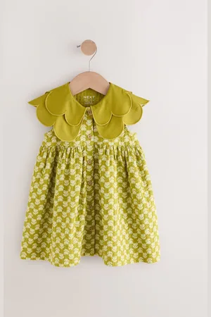 Next 100% Cotton Sleeveless Collar Dress (3mths-7yrs)6874cm