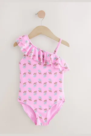 Next One Shoulder Ruffle Swimsuit (3-16yrs)104110cm