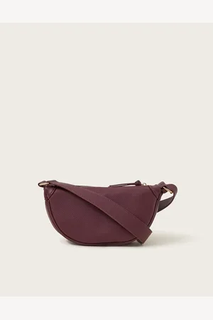 Monsoon Meg Faux Leather Crescent Sling BagEén