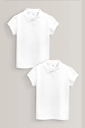 Next Set van 2 100% katoenen poloshirts met korte mouwen (3