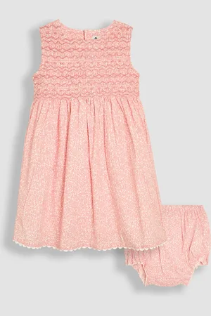 JoJo Maman Bébé Floral Smocked Summer Dress8086cm