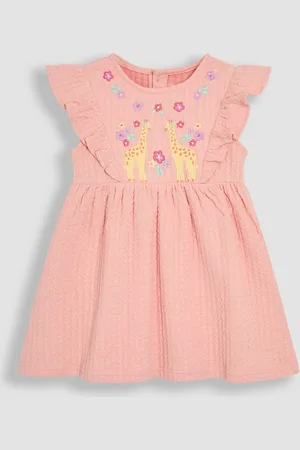 JoJo Maman Bébé 100% Cotton Appliqué Summer Dress9298cm
