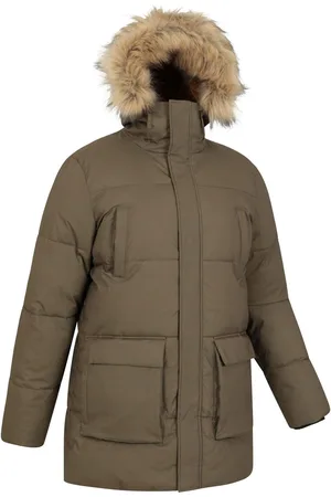 Mountain Warehouse Fern waterbestendige gewatteerde parkajas voor herenL