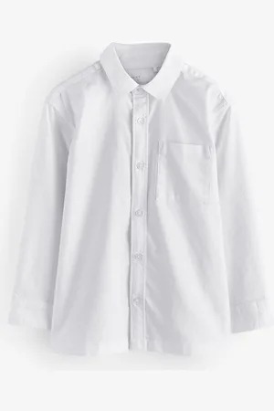 Next Relaxed Fit Long Sleeve 100% Cotton Oxford Shirt (3-16yrs)15 Jaar (170cm)