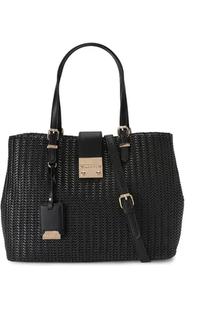 Carvela Midi Mandy Weave Black BagEén