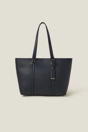 Accessorize Faux Leather Tote Bageen
