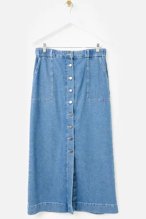 Oliver Bonas Denim Midi Skirt46