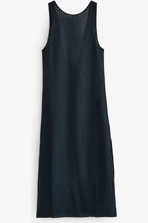 Roxy Playa Mood Gehaakte midi-strandjurk van 100% katoenlarge