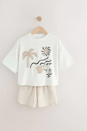 Next 100% Cotton T-Shirt And Shorts Set (3-16yrs)152158cm