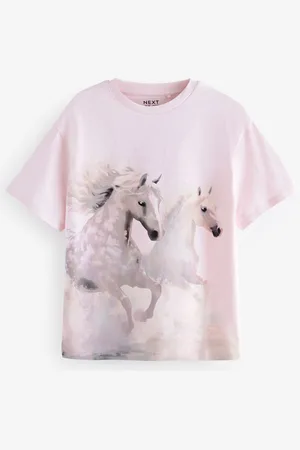 Next Oversized Horse 100% Cotton Graphic T-Shirt (3-16yrs)4 Jaar (104cm)