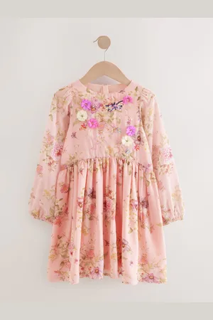 Next Long Sleeve Embellished Dress (3-10yrs)122128cm