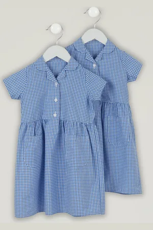 Trutex Geruit 2 Pack Knoopsluiting School Zomer Jurk9 Jaar (134cm)