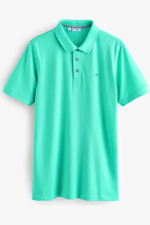 Calvin Klein Light Green Planet Polo Shirt2X-Large