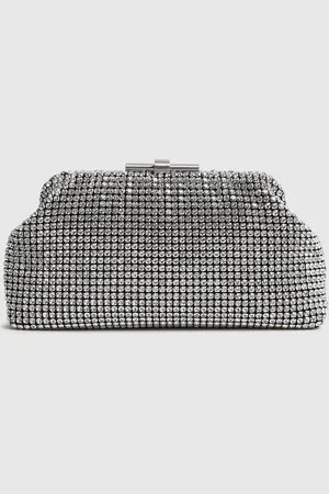 Reiss Versierde Adaline clutchEén