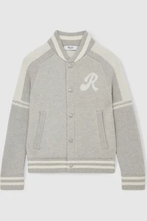 Reiss Yates Logo-Intarsia Bomber Jacket6