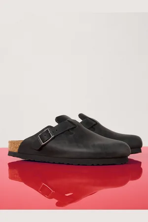 Birkenstock Boston sandalen van geolied leer9.5 EU 44