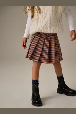 Next Geruite rok met plooien (3-16 jr)9 Jaar (134cm)