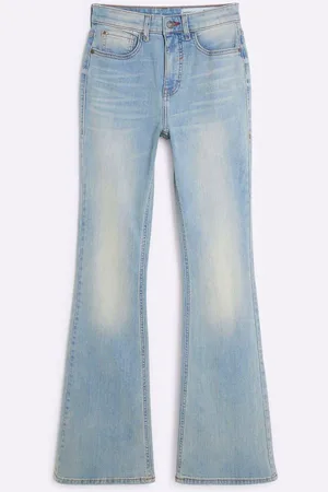 River Island Flare buikjeans met hoge taille40 R