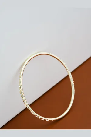 Karen Millen Silver Tone Crystal Sprinkle BangleEén