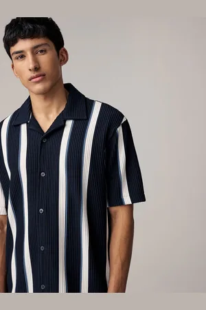 Next Jersey shirt met textuur en strepenXL