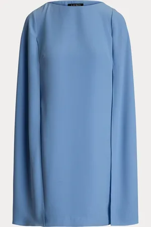 Ralph Lauren Petra Cape Georgette Cocktail Mini Dress38