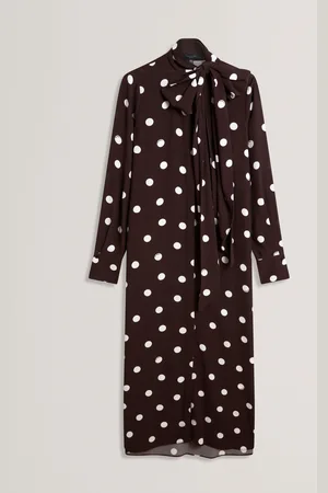 Ted Baker Elnie Scarf Detail Midi Dress44