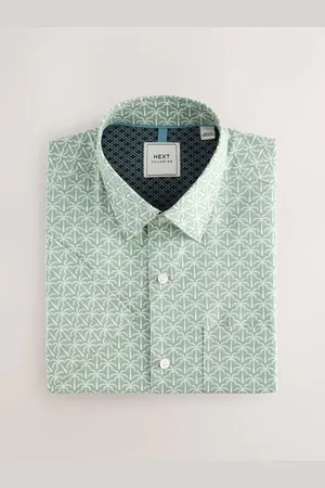 Next Strijkvrij Oxford overhemd met korte mouwen en button-down kraag4X-Large