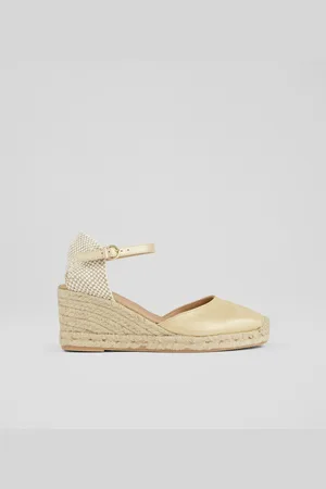 LK Bennett Marissa leren espadrilles met enkelbandjeEU 38 (UK 5)