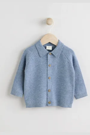 Next Baby Zip Front Knitted Shaket Cardigan (0mths-2yrs)1.5