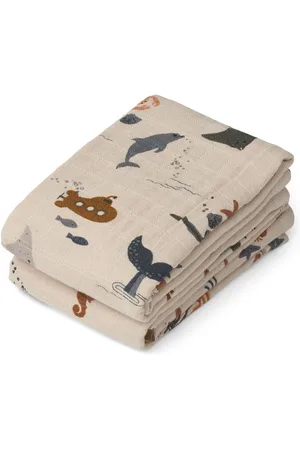 Liewood Natural Lewis Muslin Cloth 2 Packeen