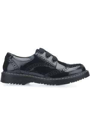 Start Rite Start-Rite Black Leather Wide Fit School ShoesEU 35 G (UK 2.5)