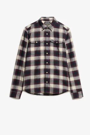 Superdry Geruit 100% katoenen koopmansoverhemdLarge