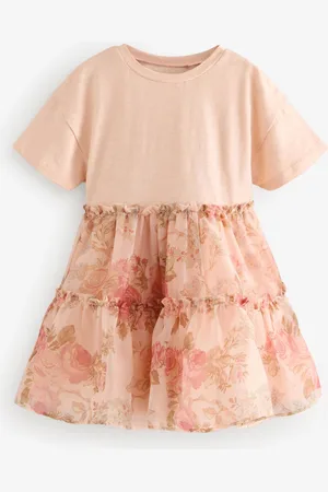 Next Short Sleeve Mesh Dress (3mths-7yrs)6