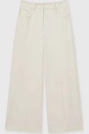 Reiss Myrtle keperstof Culottes broek32 L