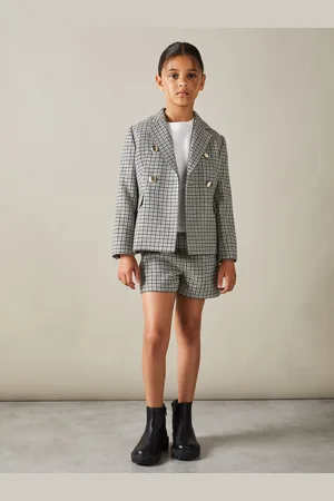 Reiss Charlie Checked Double Breasted Suit Blazer5