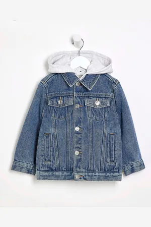 River Island Jongensspijkerjack met capuchon9298cm