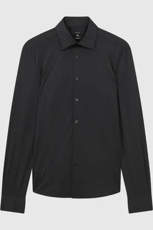 Reiss Voyager Regular Fit Button-Through Travel ShirtL