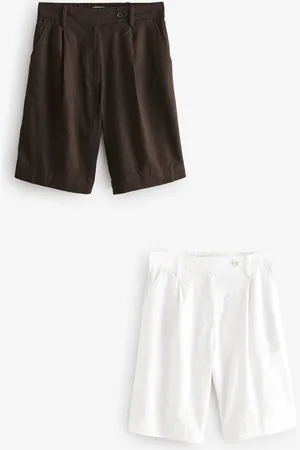 Next Linen Rich City Shorts 2 Pack46