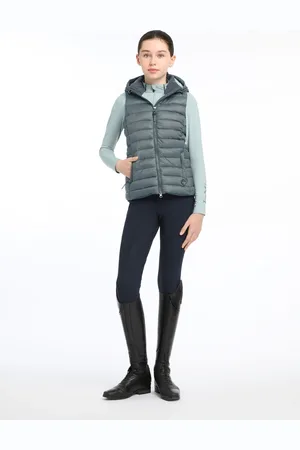 LeMieux Young Rider Milly Puffer Petrol Gilet9