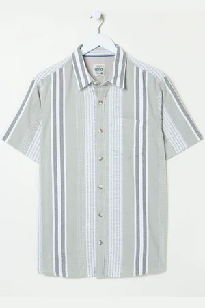 Fat Face FatFace Short Sleeve Oask Stripe ShirtM Tall