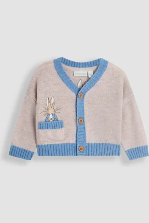 JoJo Maman Bébé Peter Rabbit Appliqué Cardigan6268cm