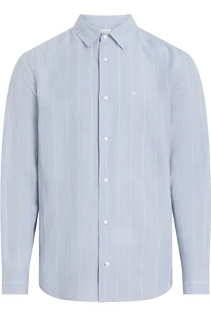 Calvin Klein Regular Fit Stripe Long Sleeve ShirtX-large
