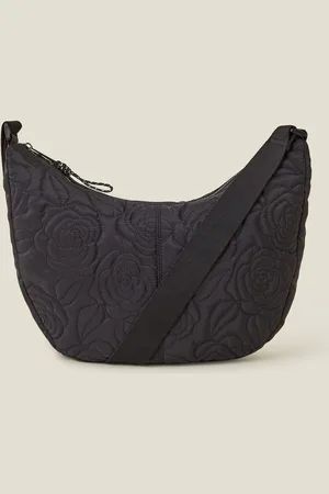 Accessorize Large Floral Quilted Sling BagEén